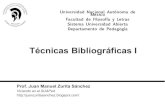 Técnicas Bibliográficas I (2010-2)