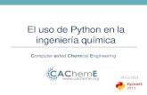 Python para resolver EDPs - Ingenier­a Qu­mica - PyConES 2013