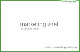 Marketing viral - ideas/estrategias - Niklas Gustafson - Universidad Valladolid - Segovia 090430