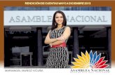 Rendición de Cuentas de la Legisladora Mariangel Muñoz