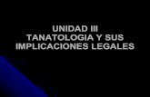 Tanatologia e Implicaciones Legales