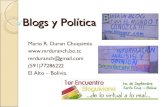 BOLIVIA blogs politica