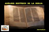 Analisis historico Biblia