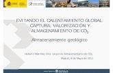 Roberto Martínez: CAPTURA, VALORIZACIÓN Y ALMACENAMIENTO DE CO2. Almacenamiento geológico
