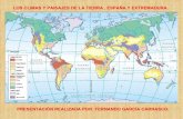Climas y paisajes en el mund España  y Extremadura