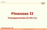 Finanzas: transparencias (bloque iii), por Xavier Puig y Gemma Cid