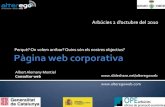 Pàgina web corporativa Arbúcies 2010