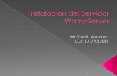 Instalación del servidor wamp server