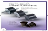 Bases para vibracion y soportes de deslizamiento