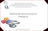 Valoración nutricional en pediatría