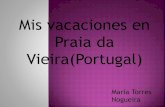 Mis vacaciones en praia da vieira(portugal) maría torres