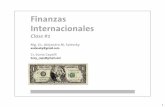 Finanzas Internacionales - Clase 1