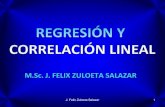 Teoría de regresión y correlación lineal