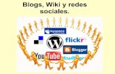 Blogs, wiki y redes sociales