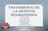 Tratamiento farmacologico y no farmacologico de la artritis reumatoidea
