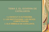 TEMA 2. EL GOVERN DE CATALUNYA