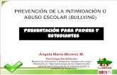 Prevención del abuso escolar (bullying) a padres