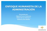 Exposición enfoque humanista de la administración
