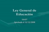 Generalidades De La Ley. Centro de Tecnología Educativa