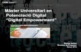 Màster Universitari Potenciació Digital (Digital Empoverment)