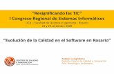 Evolución de la calidad en el software en Rosario