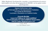 Algunas Reflexiones sobre  la Participación y el Involucramiento Ciudadano  en la Toma de Decisiones:   Lecciones y Escenarios en América Latina