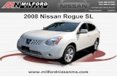 Used 2008 Nissan Rogue SL - Milford Nissan Worcester, MA