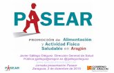 Estrategia Pasear: Alimentación y Actividad física en Aragon