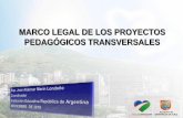 Marco legal de los proyectos pedagogicos1