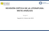 Revision critica de un metaanalisis