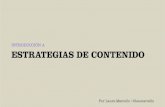 Introducción a Estrategias de Contenidos - Curso DIEAU 2014 - UTN