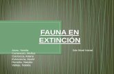 Fauna en extinción