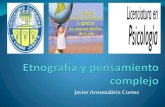 Etnografia y pensamiento complejo, Javier Armendariz Cortez, Universidad Autonoma de Ciudad Juarez