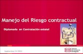 Manejo del riesgo contractual en Colombia