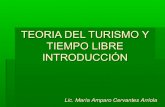 Teoría del turismo y tiempo libre - introducción