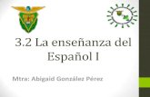Encuadre 1 asignatura: 3.2 La Enseñanza del Español 1