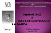 Propositos y caracteristicas de la danza diana m.