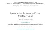 Calendarios vacunales