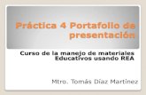 Práctica 4 portafolio de presentación de Tomás Díaz Martínez