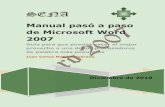 Manual pasó a paso de microsoft word 2007