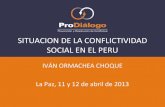 Conflictividad en el perú