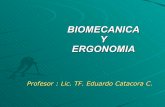 Biomecanica y ergonomia