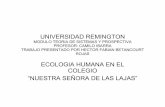Universidad remington.ecologia humana en el colegio