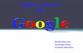 Aplicaciones Google Cristina Ramirez y Santiago Soto