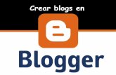 Crear Blogs en Blogger