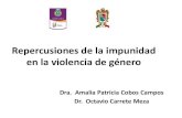 Repercusiones de la impunidad en la violencia de género