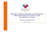 Estudio 2007 de consumo de drogas en escolares chilenos, Conace