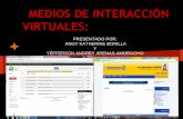 Medios de interacción virtual