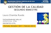 UTPL-GESTIÓN DE LA CALIDAD-II-BIMESTRE-(OCTUBRE 2011-FEBRERO 2012)