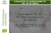 II Encuentro de Coordinadores TIC del CEP de Lebrija